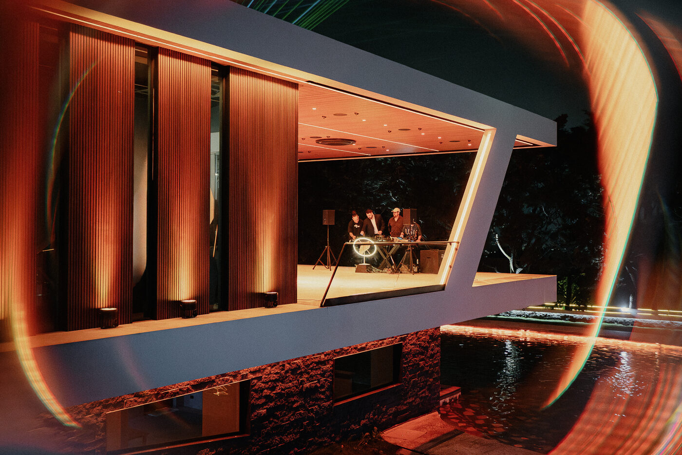Refined interior within the Alianz Compound
