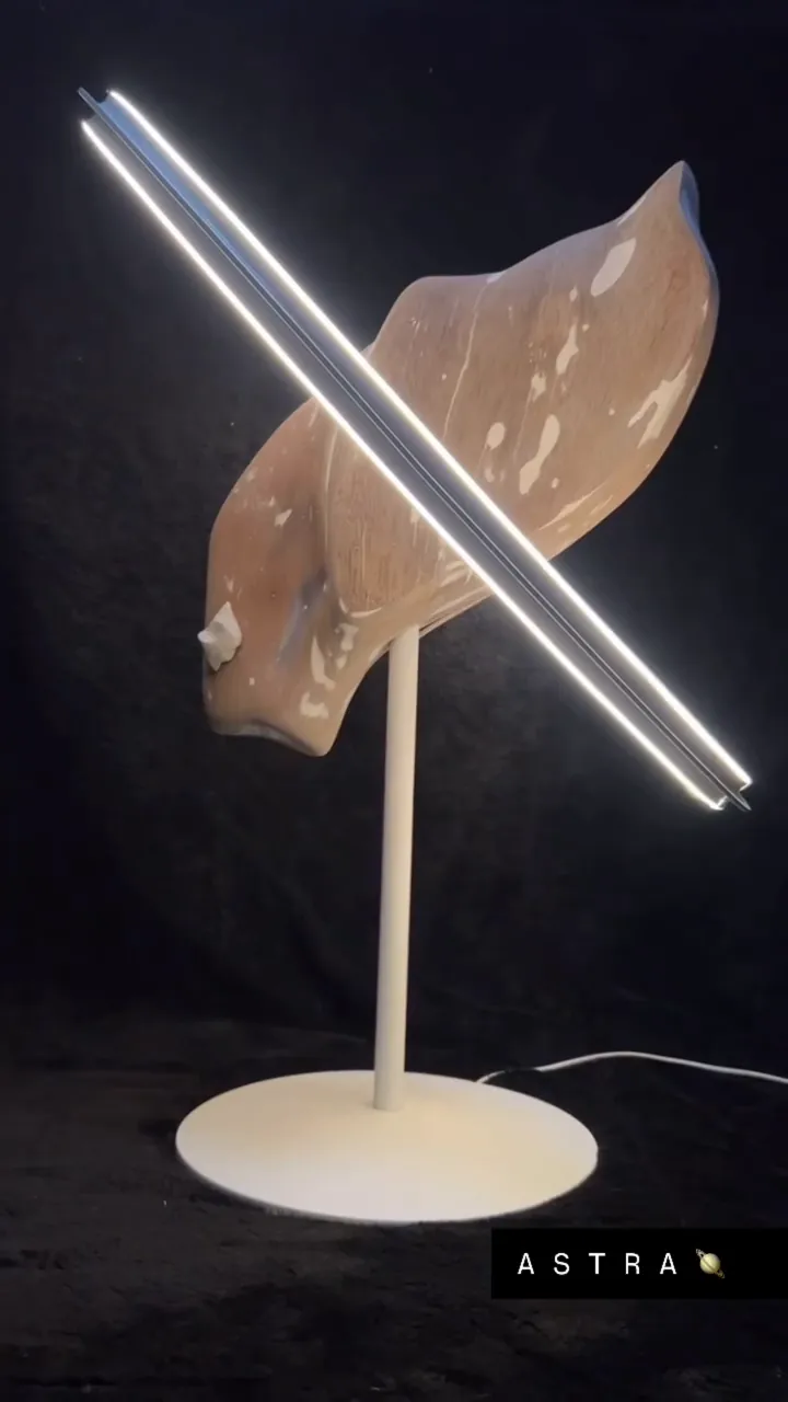 Astra's ring turned almost vertical during a rotation test
