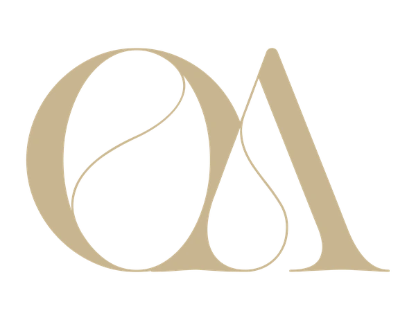 Monograma OA — la marca del sello de Ojo de Arte